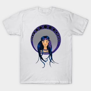 Art Nouveau bohemian lady T-Shirt